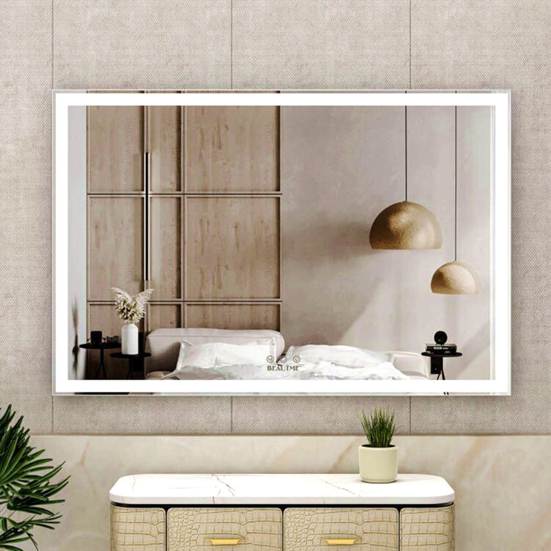 Miroir mural de salle de bain surdimensionné 60X40 pouces
