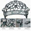 Banc d'extérieur en aluminium