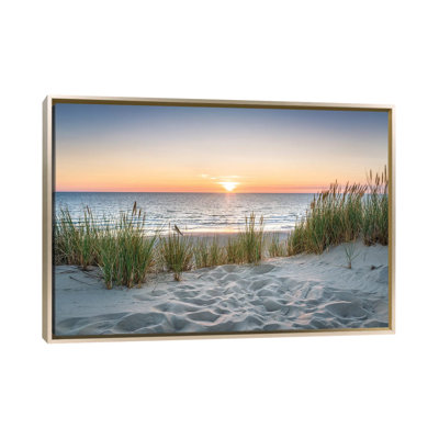 Bless international Beautiful Sunset At The Beach Framed by Jan Becke ...