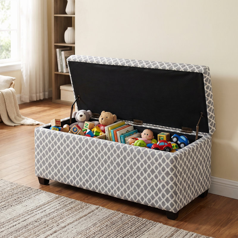 Banc de rangement en bois Barlett