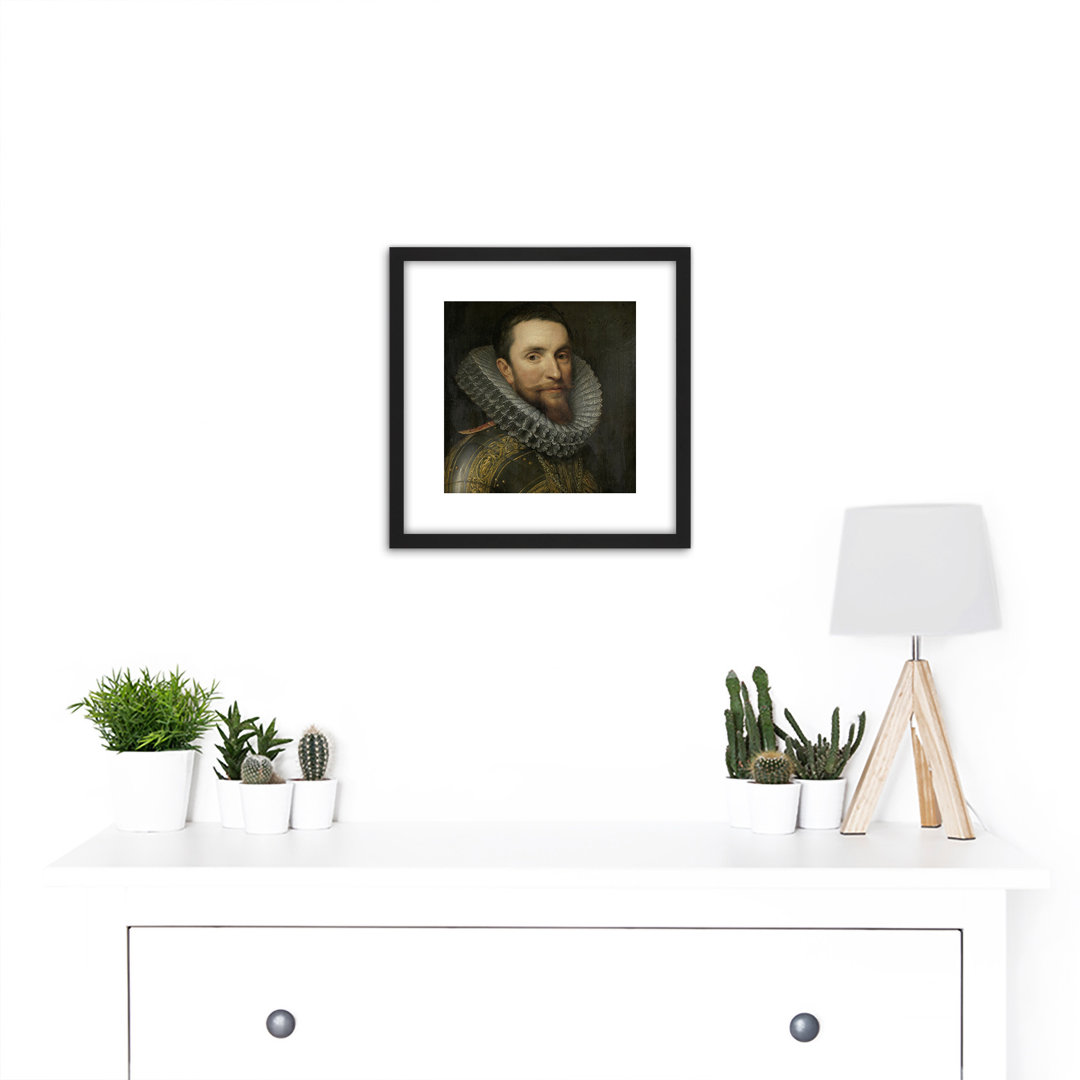 Portrait Ambrogio Spinola by Michiel Jansz Van Mierevelt - Single Picture Frame Painting