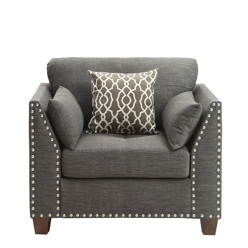 Fauteuil capitonné de 38,09 po Canya