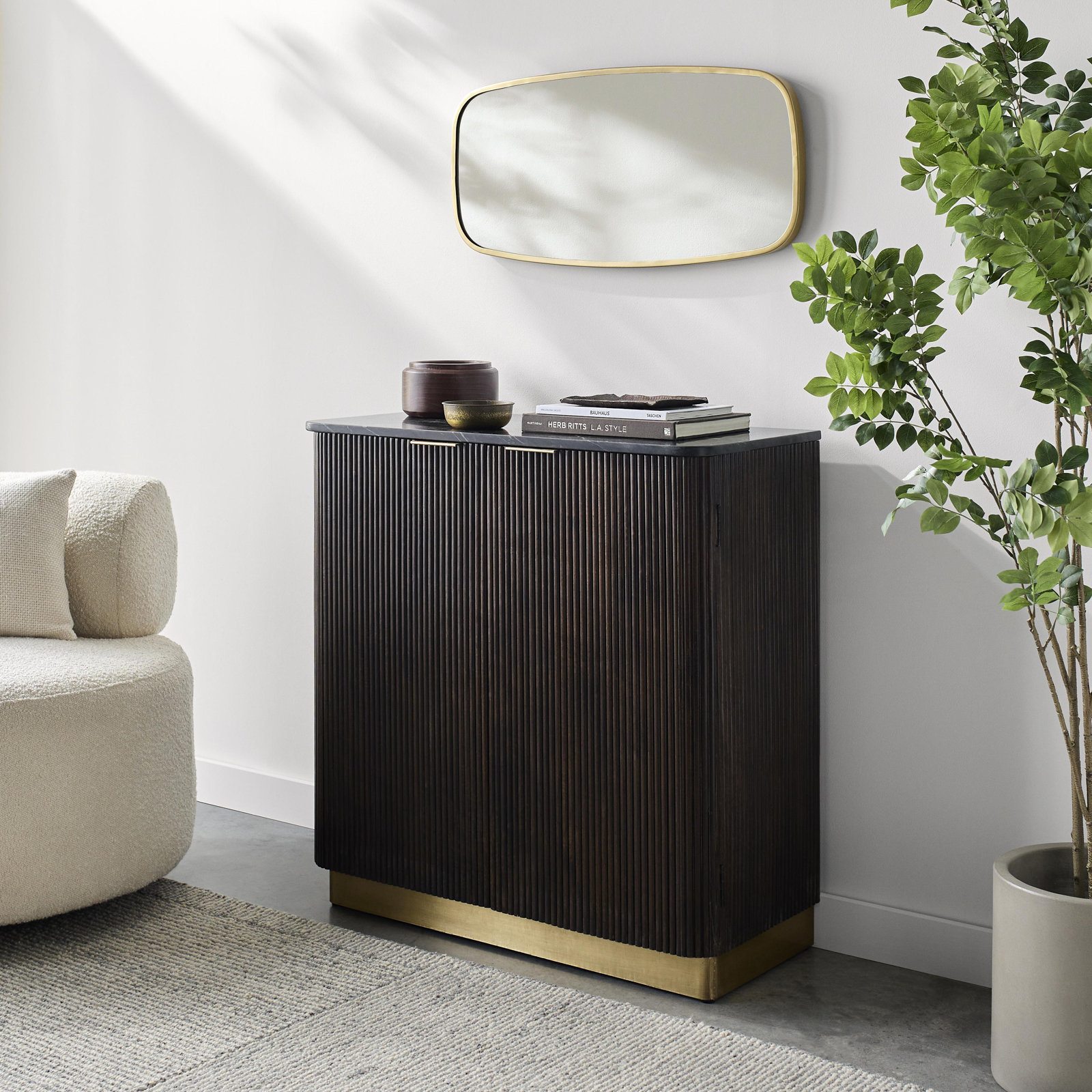 Rylee Accent Cabinet, Dark Brown