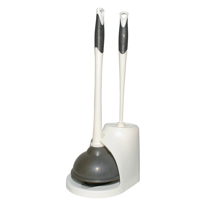 Bradshaw Home Plastic Toilet Brush Set