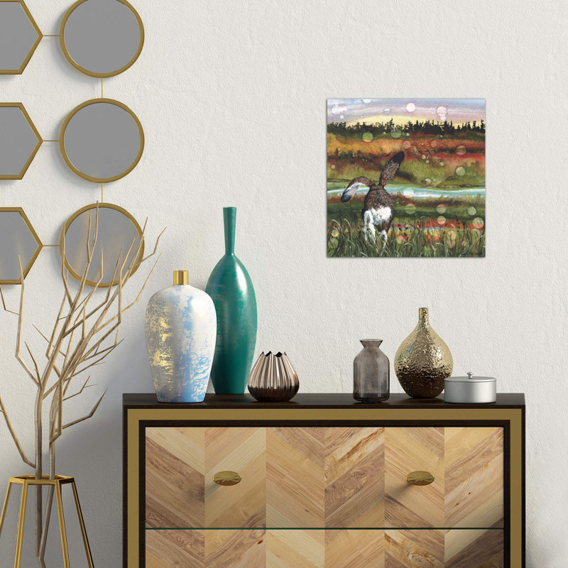 Lolloping - Wrapped Canvas Painting, 66.04 cm H x 66.04 cm W x 3.175 cm D