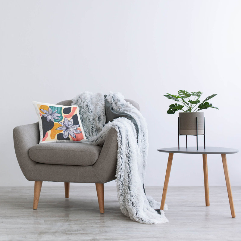 Floral Throw Pillow