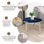Ensemble de 2 tables basses gigognes Triangle Nesting