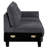 Shalinda Upholstered Curved Arm Chaise Sectional Sofa Grey-1858250069