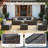 6 Person Outdoor Wicker Furniture Set-1061767450
