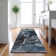Premium Machine Washable Cerrito AMF503 Blue Rug