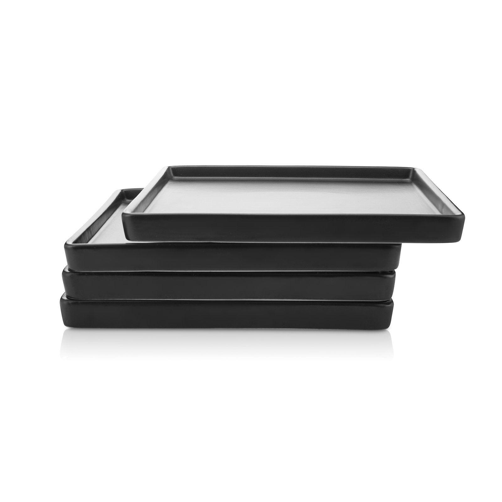 Stone Lain Grace 4-Piece Dinner Plate Set Stoneware
