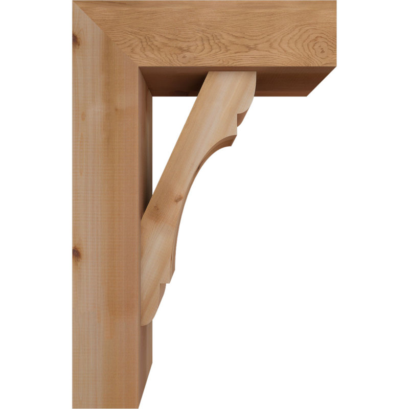 Support de bloc olympique l 7 1/2 po x P 22 po x H 34 po avec renfort en cèdre rouge de l'Ouest, 34 x 22