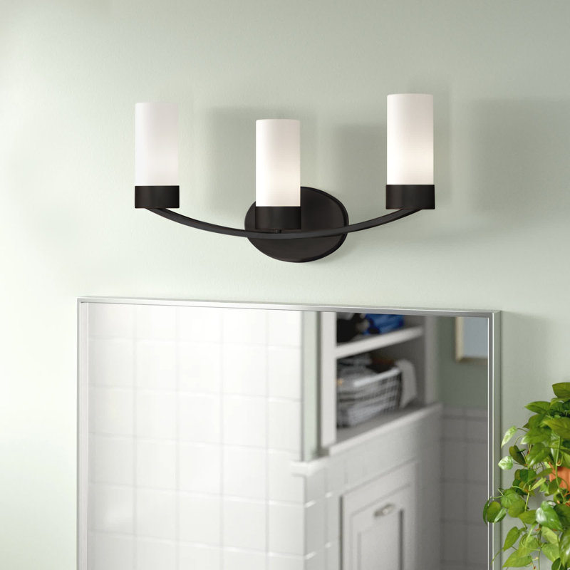 Ashaan 3 - Light Dimmable Vanity Light, Mahogany Bronze
