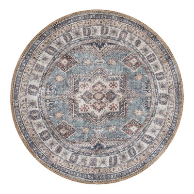 Marquavius Performance Chenille Floral Indoor Rug