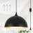 Mehriban 11.8" Wide 1 - Light Plug In Pendant Lights with On/Off Dimmer Switch-902383837