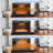 Aadila Electric Fireplace Insert with Trim Kit-1245154951