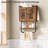 Double Doors Bathroom Wall Cabinet With...