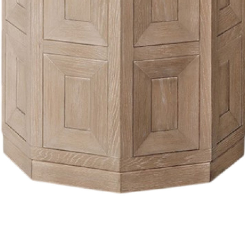 Table de bout d'appoint Kizie, bois brun, rectangulaire 20 pouces, Tawny