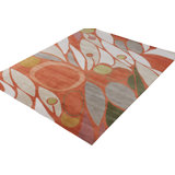 Hand Knotted Wool Geometric Area Rug