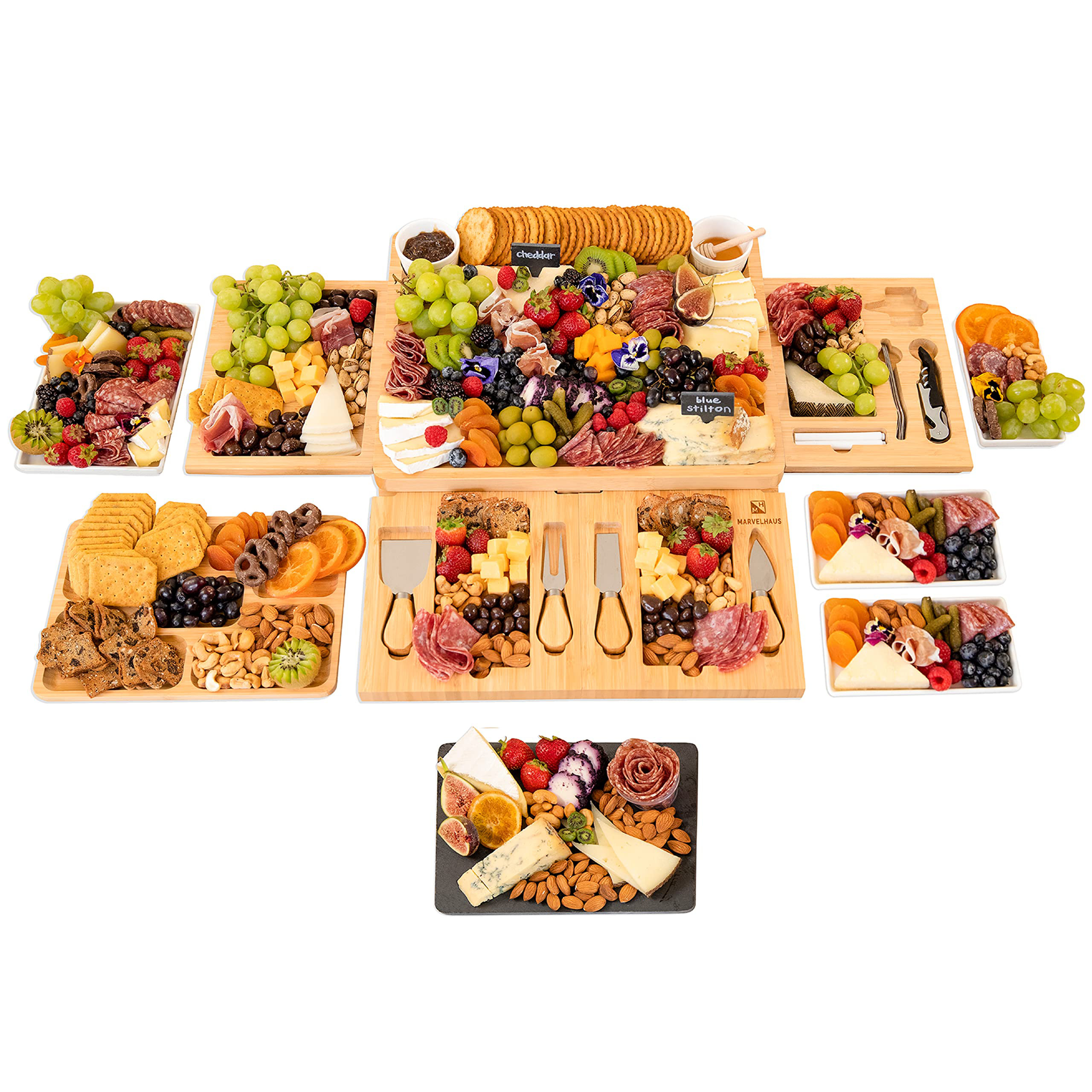 https://assets.wfcdn.com/im/19333842/compr-r85/2321/232146154/large-cheese-board-set-with-21-accessories-rotating-bamboo-cake-board-and-cheese-plate-kitchen-gadgets-cake-board.jpg