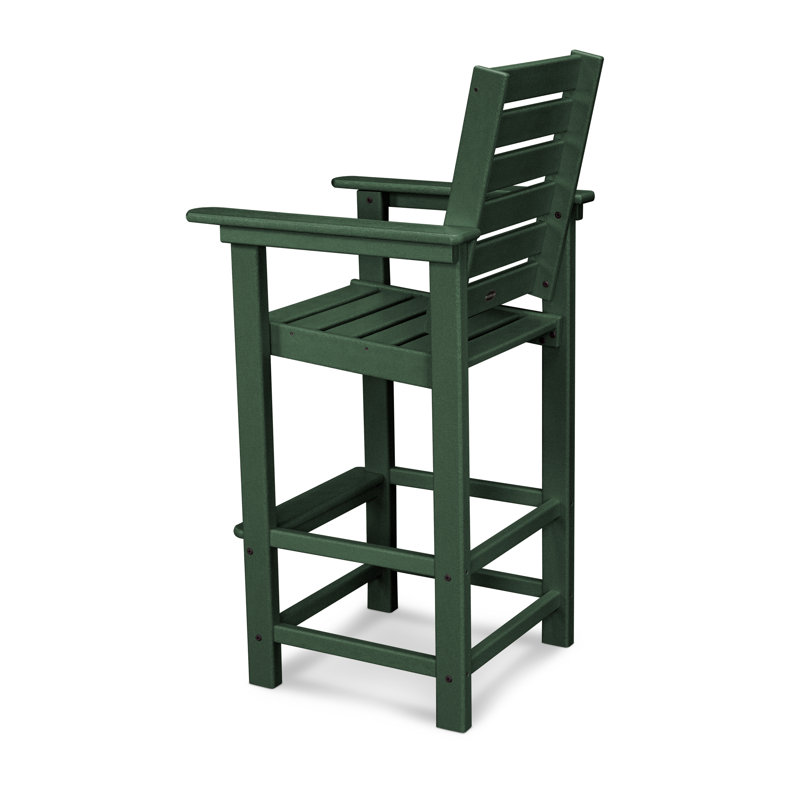 Chaise de bar capitaine POLYWOOD, Vert forêt