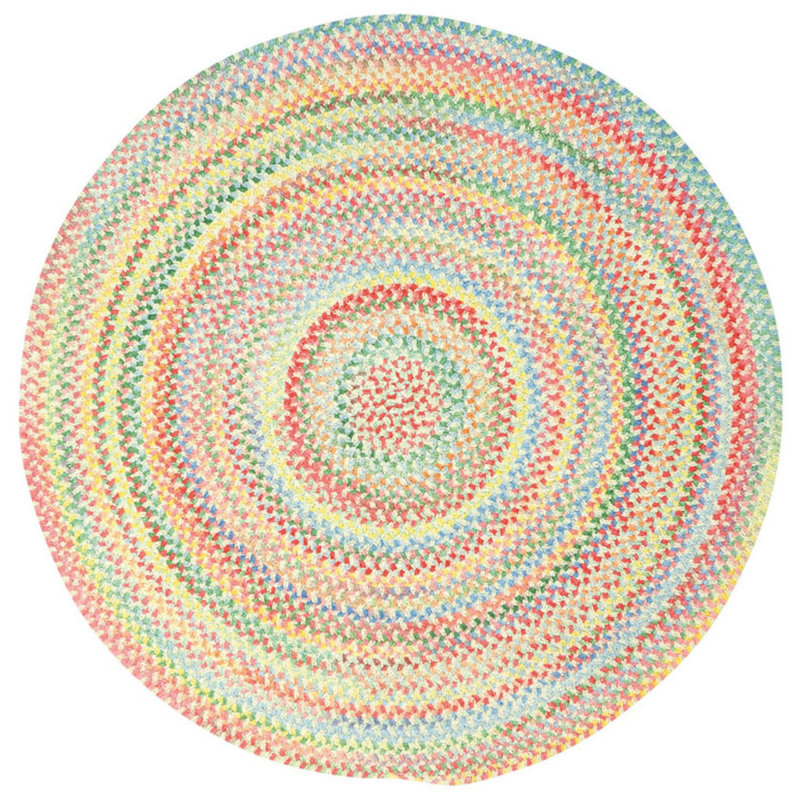 Aaru Cotton Indoor Rug, Round 9'6"