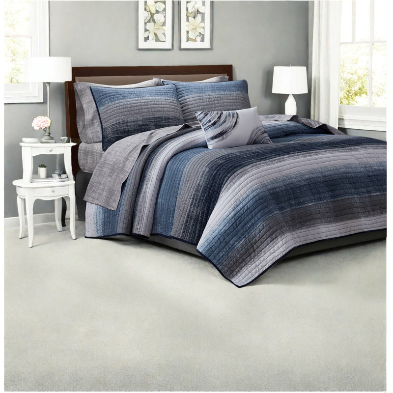 Premium Bedding Sets, Cal King Cotton And Microfiber, Modern Home Style