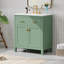 Meuble-lavabo moderne de 30 po avec rangement-481114619-481114620