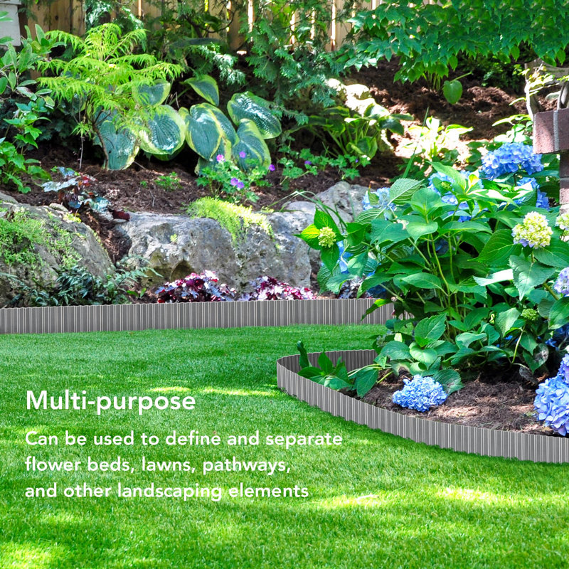 20.32cm H x 600cm W Lawn Edging