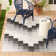 NICOLE MILLER NEW YORK Patio Country Ombre Chevron Outdoor Area Rug, Black/Cream
