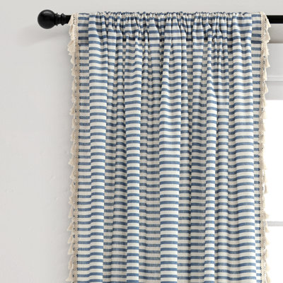 Paire de rideaux semi-transparents Lush Decor Boho Coastal