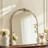 Vignale Vintage Metal Arched Wall Mirror-687048473-687048479