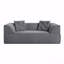 Canapé 3 places, canapé-lit convertible 3-en-1, canapé moderne à assise profonde de 79,5 po avec 2 coussins, canapé en chenille étincelant, méridienne-1740528055
