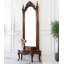 Miroir pleine grandeur en érable américain de style américain avec base