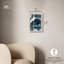 «Teal Tectonic III Shadowbox Print», art mural géode bleue par Art Remedy-115127658-115127655