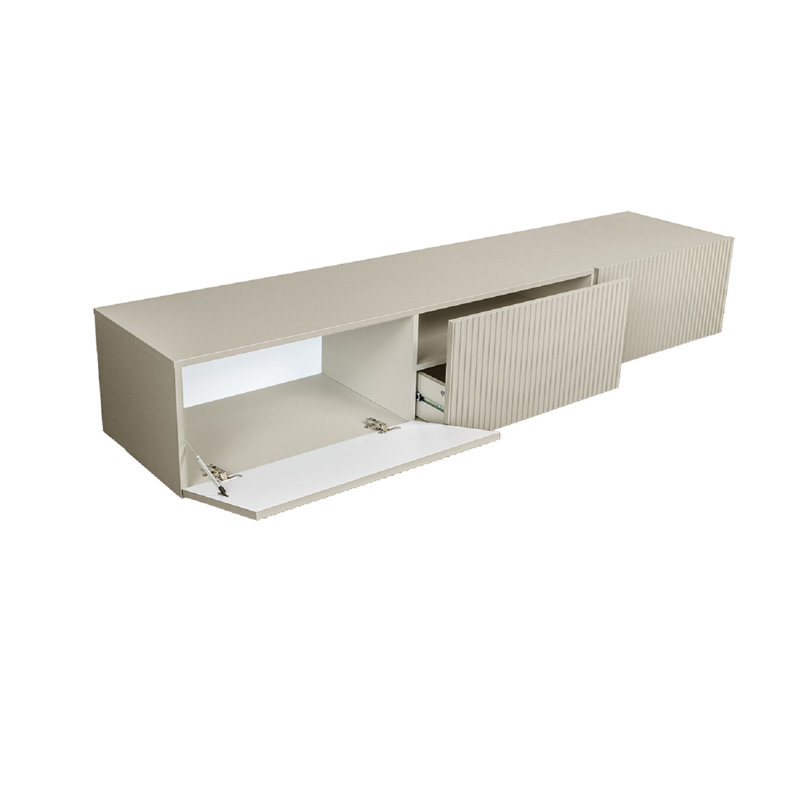 Ameelya TV Stand for TVs up to 55", Cream