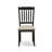 3 Piece Dining Set Contains a Round Dining Room Table with Dropleaf and 2 Linen Fabric Kitchen Chairs, Black-595922425-595922406