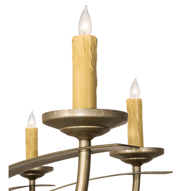Lustre empire 20 lumières de style bougie Corfe