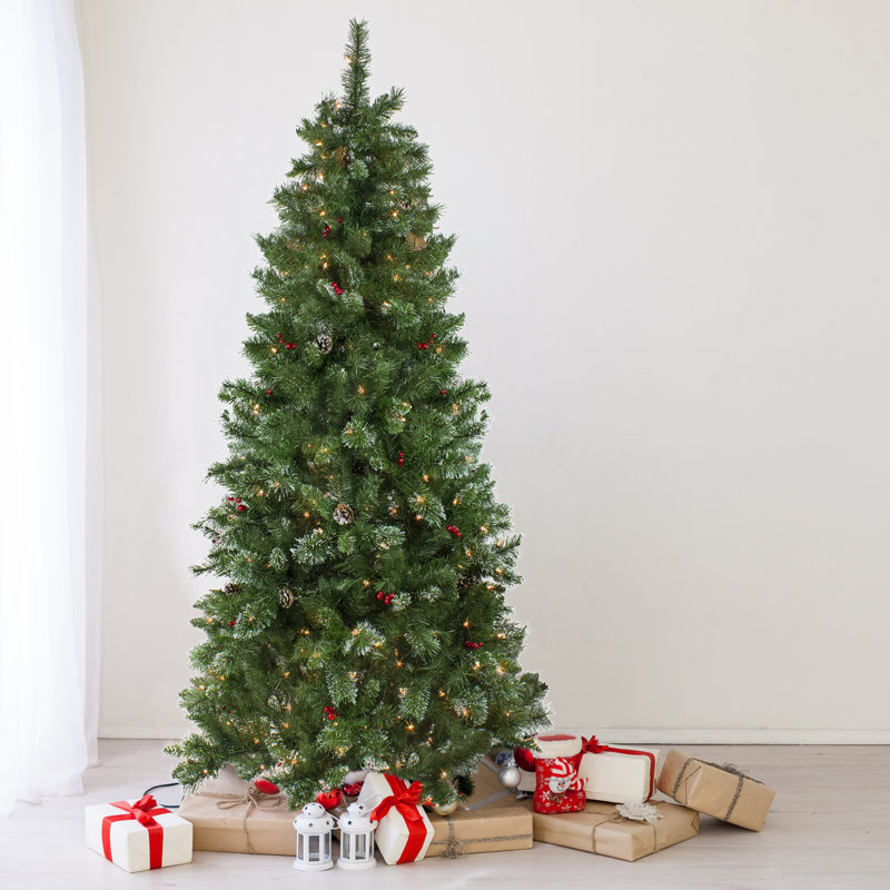 Arbre de Noël artificiel pin 7,5 po