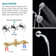 Dual Shower Head Combo With Tub And Shower Trim Kit With Rough-in Valve