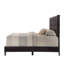 Grand lit en cuir synthétique Masate Espresso