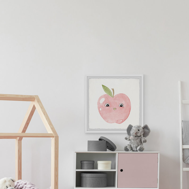 «Bilyeu Don't Wayez, Eat Apple», reproduction encadrée, H 12 po x l 12 po x P 1,5 po