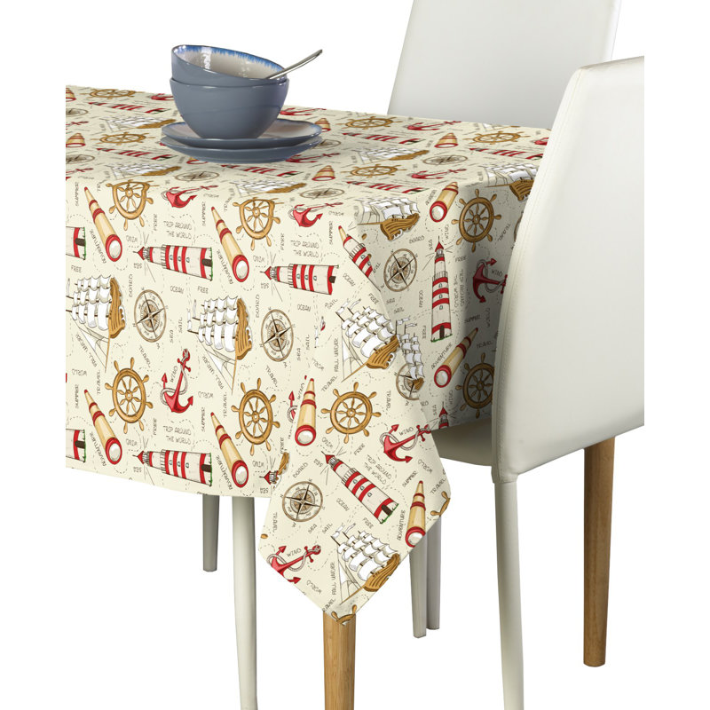 Samani Geometric Tablecloth, 84" x 60"