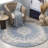 Walbourne Ebony Hand Tufted Wool Pile Floral Rug-2094724058