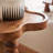 Solid Wood Four-Leaf Clover End Table,Small Pedestal Drink Table, Tall Plant Stand-118690977-118690979