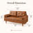 Aisha 69.7'' Faux Leather Sofa-123819560