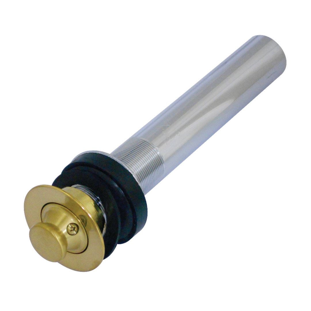 Kingston Brass Trimscape Brass Lift and Turn Bathroom Sink Drain without Overflow, 17 Gauge Kingston Brass 