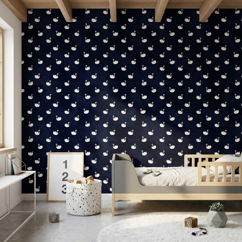 Papier peint fantaisie Swan, Peel and Stick