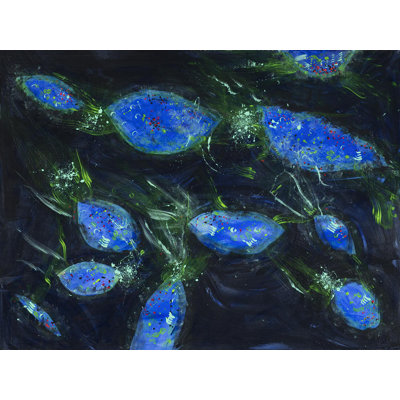 Cells Bursting Painting by Joyce Creiger