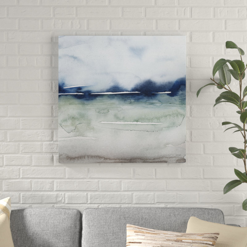 Peinture sur toile « Uplands II», H 30 po x l 30 po